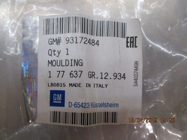 Holden Astra-G/Zafira-A Genuine Rear Lower Boot Lid Molding Chrome New Part