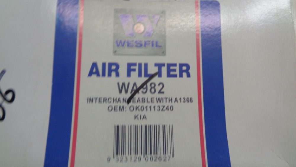Wesfil Air Filter Suits Kia Sportage 2.0ltr New Part