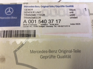 Mercedes-Benz SLK-A-Class-M-Class Genuine Lambda Oxygen Sensor New Part