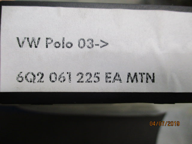 VW Polo Genuine Front Carpet Mat Set New Part