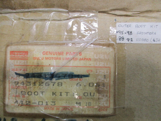 Holden Rodeo / Frontera Genuine Outer Boot Kit New Part