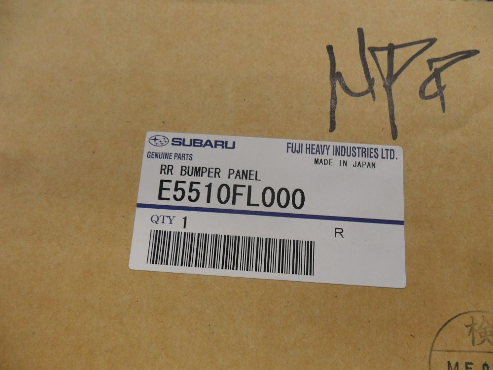 Subaru Impreza Sedan Genuine Rear Bumper Panel New Part