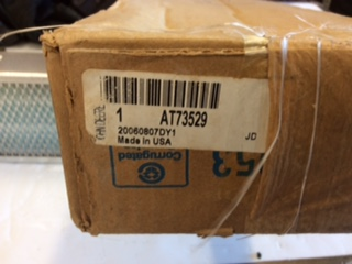 John Deere Ultragard air panel ventilation filter new part