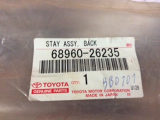 Toyota Hiace Genuine back door stay assy new part