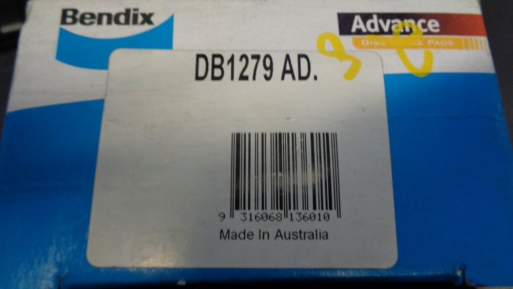 Bendix Genuine Front Brake Pad Set Suits Honda New Part