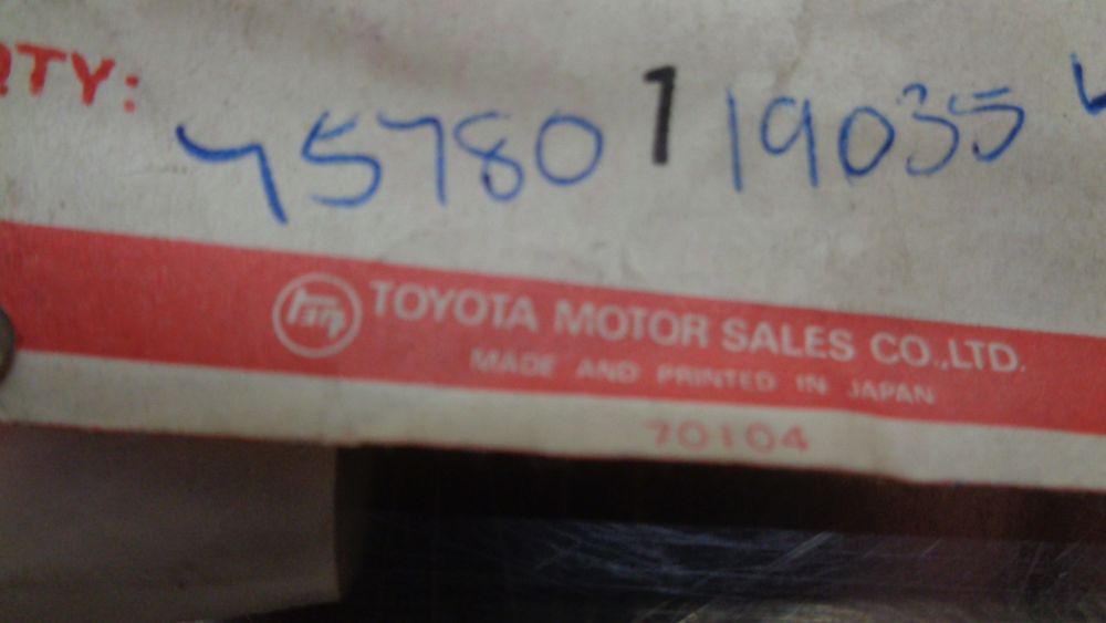 Toyota Corolla E30 Genuine Right Hand Radiator Grille Opening Mould New Part