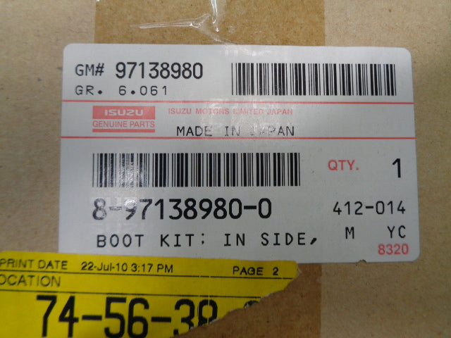 Holden Rodeo Genuine Inner CV Boot Kit New Part