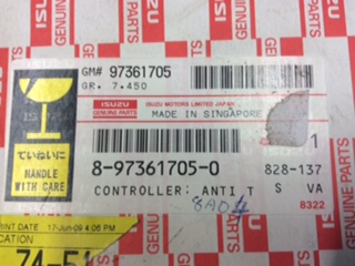 Isuzu D-Max / Rodeo Genuine keyless entry module New Part