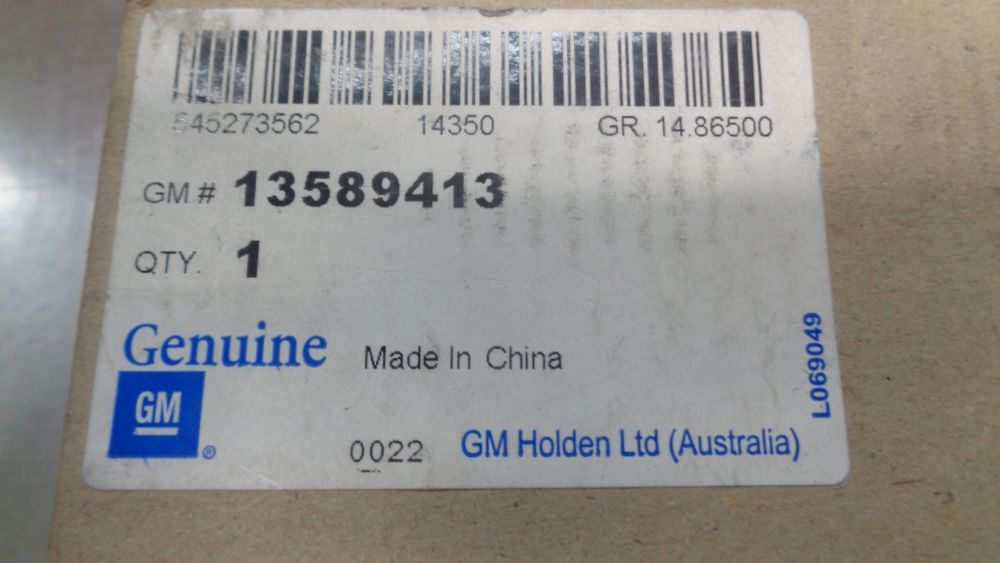 Holden Astra J Genuine Air Bag Control Module New Part