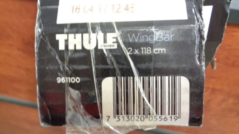 THULE WingBar Rapid System 118cm REPLACEMENT BAR ONLY New Part