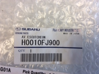 Subaru Forester Genuine Fascia New Part