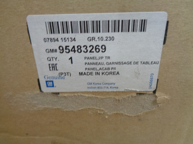 Holden TM Barina Genuine Dash Pad Assy New Part