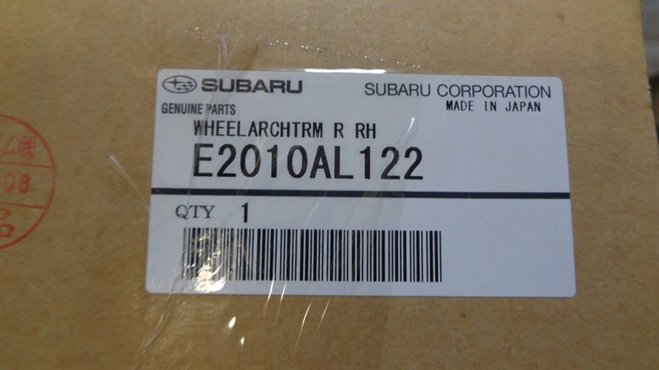 Subaru Outback Genuine Rear door and Wheel Arch Moulding New part