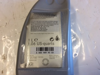Mercedes-Benz Genuine Automatic transmission fluid G500 series