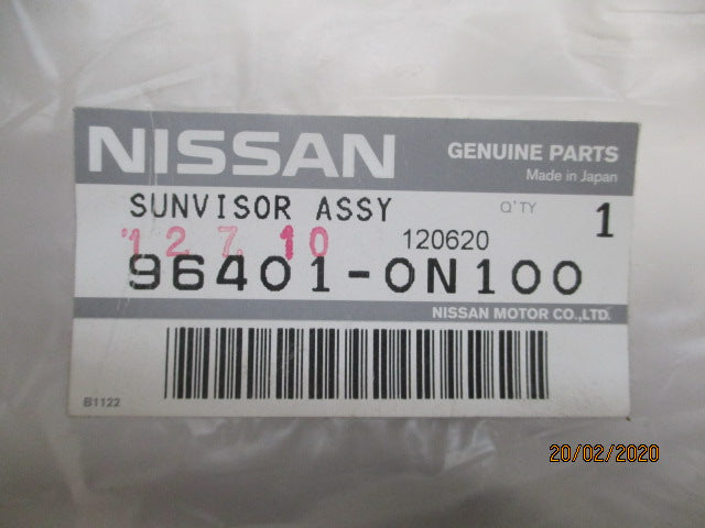 Nissan Pulsar Genuine Passenger Side Sun Visor New Part