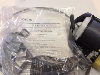 Toyota Pardo 120 genuine right hand rear seat belt 3rd row new part