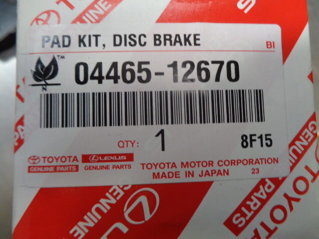 Toyota Corolla Genuine Front Brake Pad Set New Part