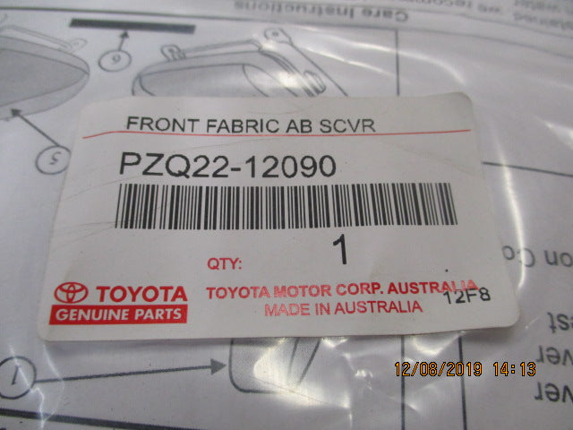 Toyota Corolla Hatch Genuine Front Seat Covers New Part