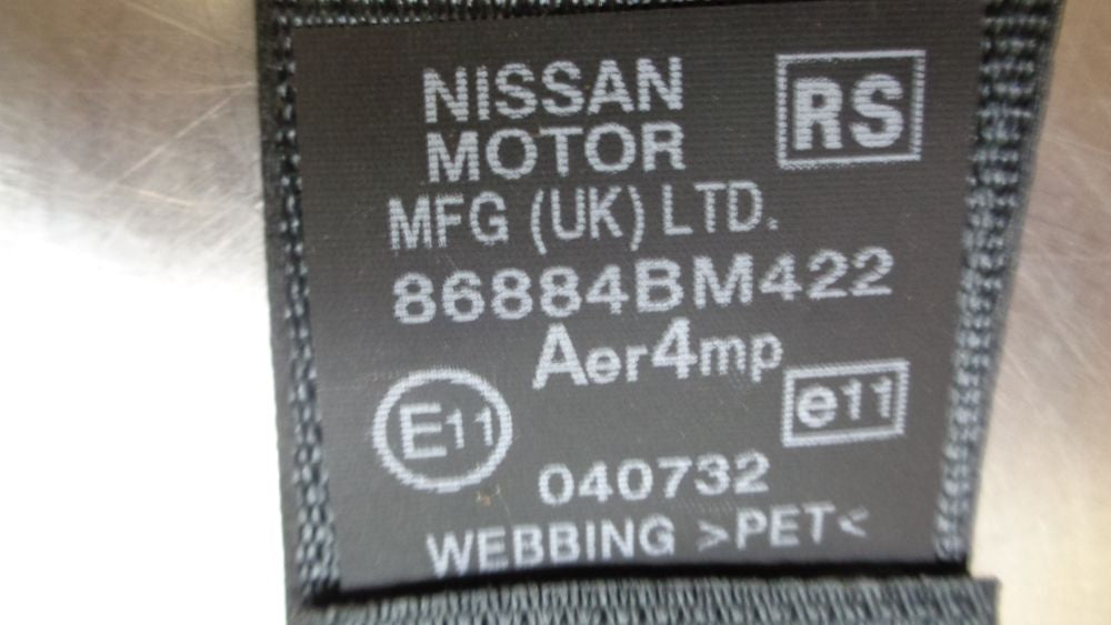 Nissan Pulsar Genuine Front Drivers Seat Belt Assy New Part