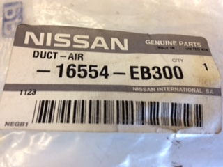 Nissan Navara D40M Genuine Air Duct Pipe New Part