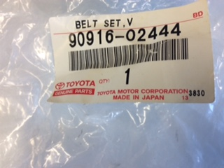 Toyota Coaster Genuine fan belt set new part