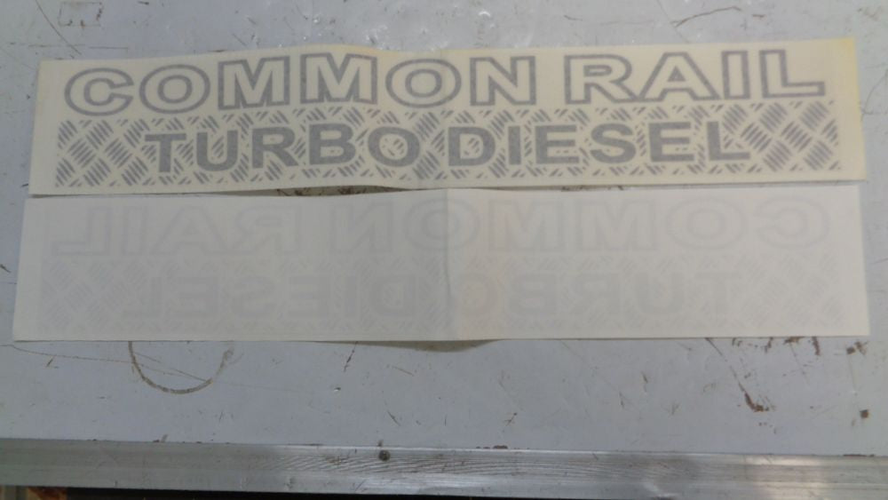 Nissan Patrol GU Y61 Genuine Common Rail Decal Pair) New Part