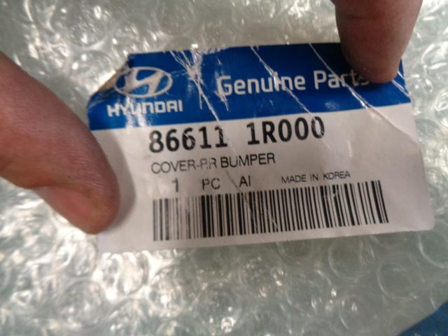 Hyundai Accent Sedan Genuine Rear Bumper Cover New Part