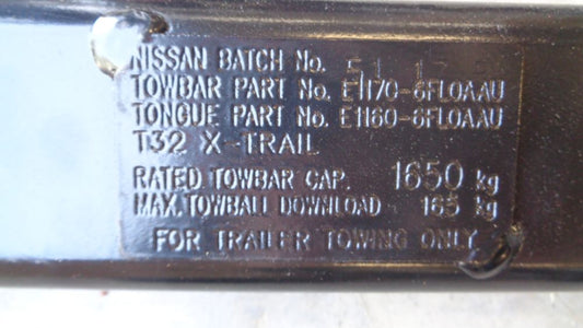 Nissan Xtrail T32 TI-TL Petrol-Diesel Only Genuine Towbar Kit New Part