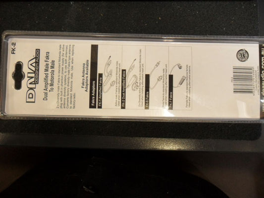 DNA Dual Amp Male Fakra To Standard Male Antenna New Part