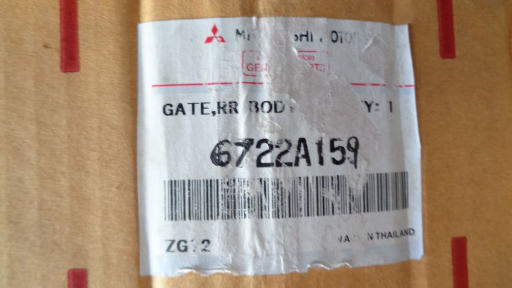 Mitsubishi Triton Genuine Passenger Tub Quarter Panel New Part