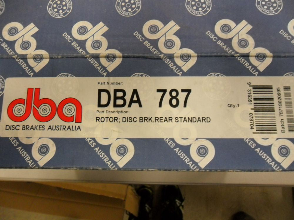 DBA 1x Rear Brake Rotor Suitable for Toyota Landcruiser New Part