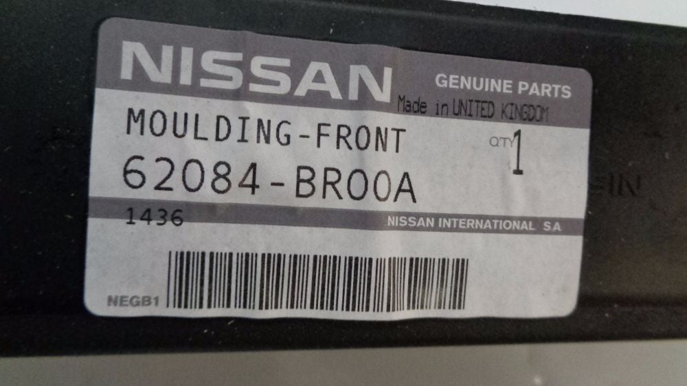 NISSAN QASHQAI GENUINE FRONT BUMPER BAR LOWER MOLDING NEW PART