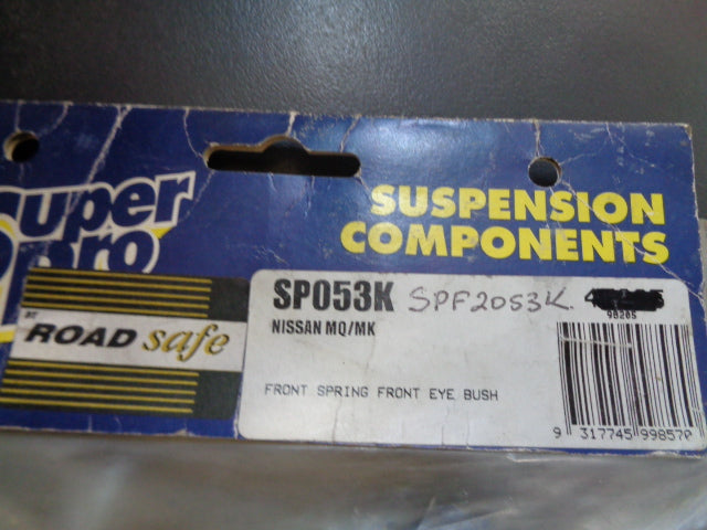 Super Pro Front Spring Front Eye Bush Kit Holden/Isuzu/Nissan New Part