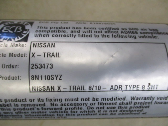 ECB Bull Bar Hoop Type 8 Silver Hammer Tone New Part