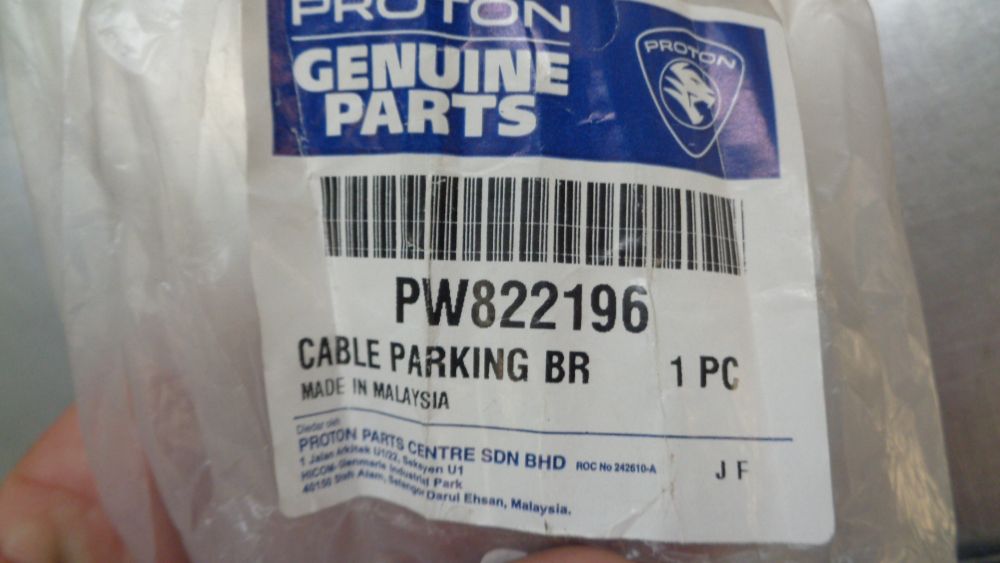 Proton Savvy Genuine Left Hand Brake Cable New Part