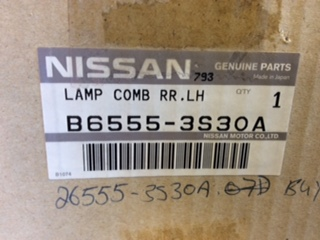 Nissan Navara D22 Genuine left hand rear tub tail light new part