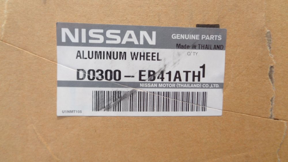 Nissan Navara D40M Genuine Alloy wheel set 5 New Part