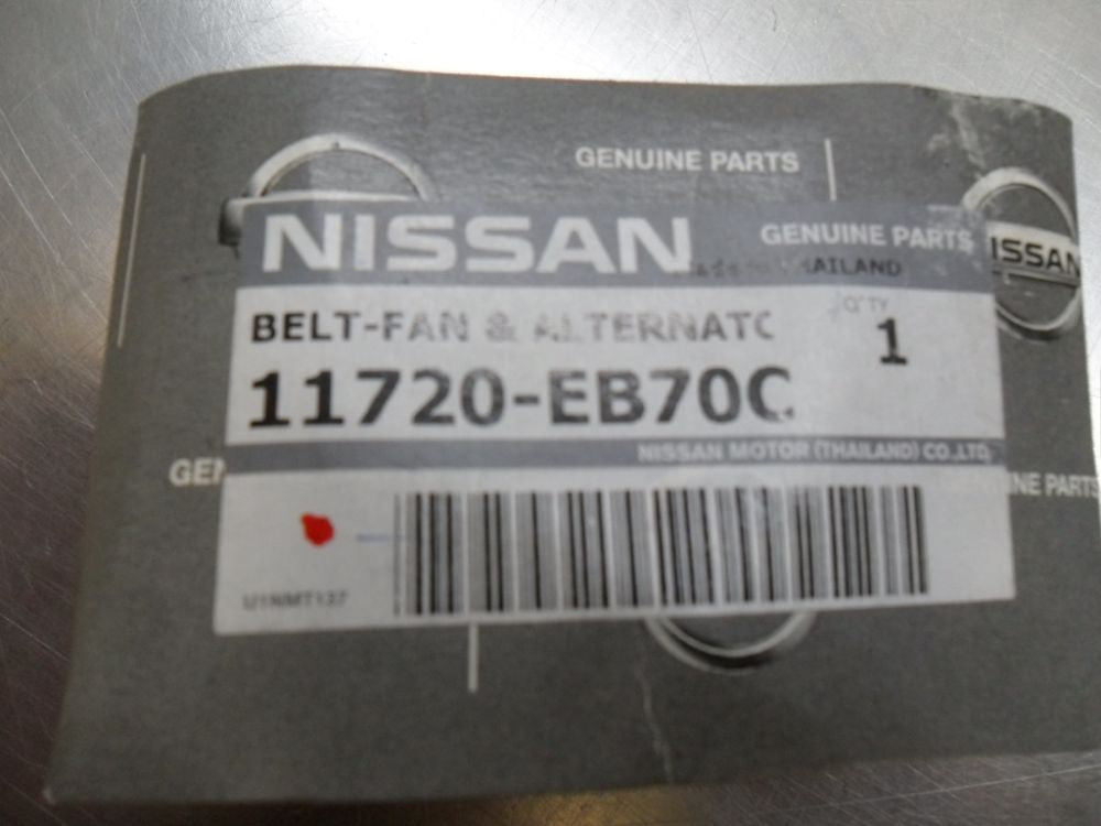 Nissan Navara D40T Genuine Alternator & Fan Belt New Part