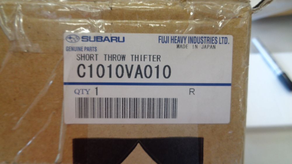 Subaru WRX Genuine Short Shift Gear Lever New Part
