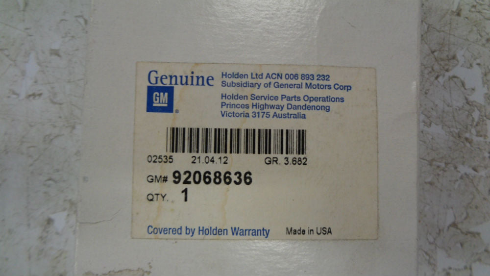Holden VE Commodore V6 3.6Ltr Alloytec Genuine Oxygen Sensor Ni 1 New Part