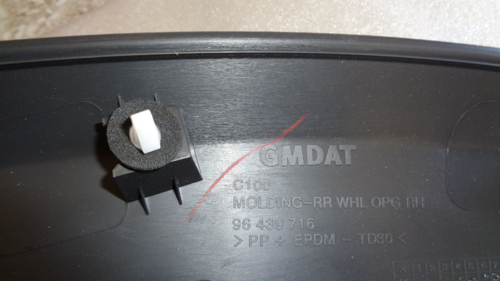 Holden Captiva Genuine right hand rear flare new part