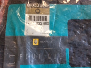 Renualt Trafic Van / Mini Bus Genuine Front Mat Set New Part