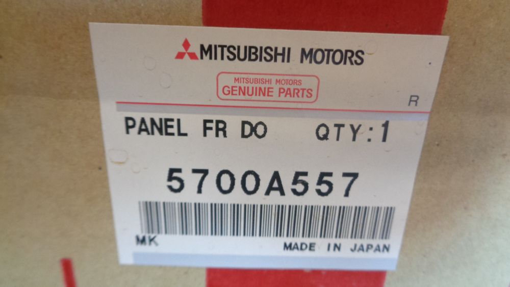 Mitsubishi Lancer CJ Genuine Front Left Hand Door Panel Assy New Part