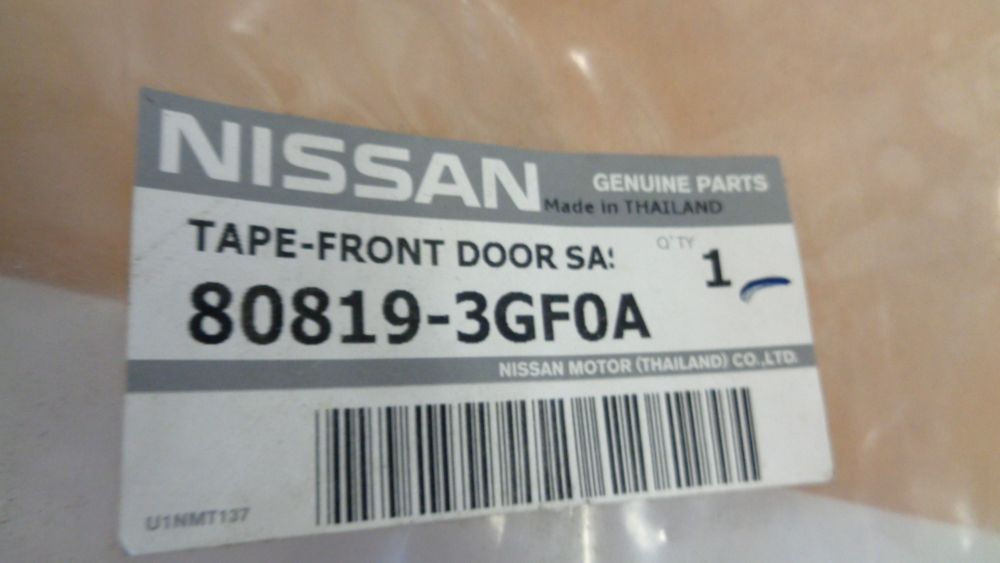 Nissan Tiida Genuine Left Hand Rear Door Sash New Part