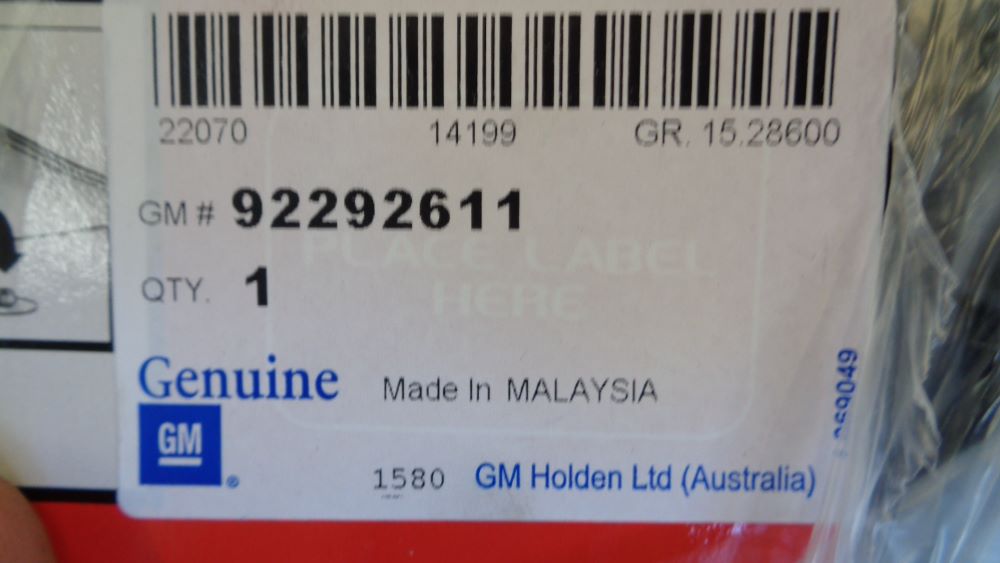 Holden RG Colorado/Colorado7 Genuine Front Heavy Duty Rubber Mat Set New Part