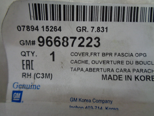 Holden Barina / Spark Genuine Right Hand Front Fog Light Bezel New Part