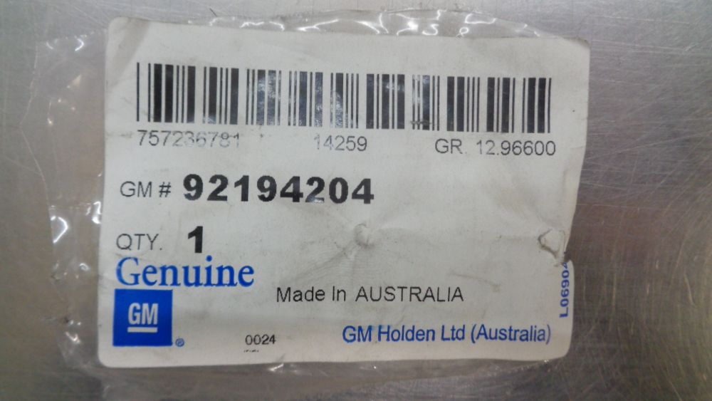 Holden Commodore VE/WM Caprice Rear Upper Reo Panel New Part