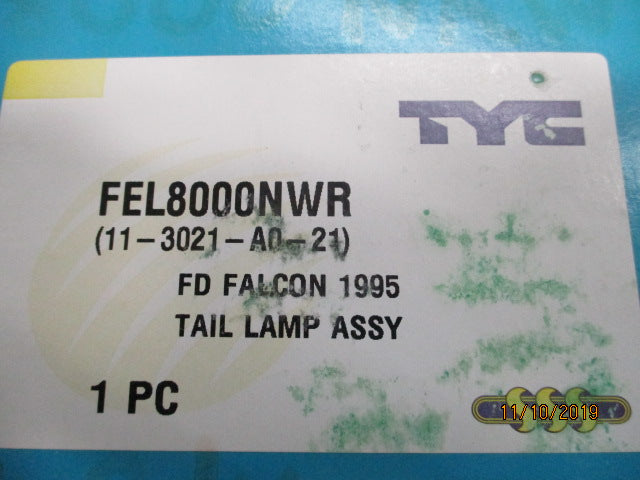 SSS Right Hand Rear Tail Light Suits Ford EF-EL Sedan-Wagon New Part.