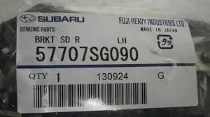 Subaru Forester Genuine Left Hand Rear Bumper Bar Bracket New Part