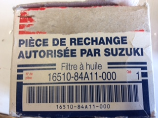 Suzuki Grand Vitara/Jimny Genuine Oil Filter New Part